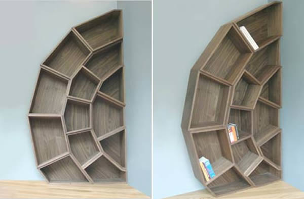 با این 10 قفسه کتاب دکور خانه تان را متحول کنید + عکس